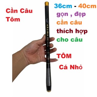 Cần OKYMA trốn vợ  Ngắn Gọn,câu cá nhỏ ,tôm ( đọt 1 li , 6H, thu gọn 36cm )