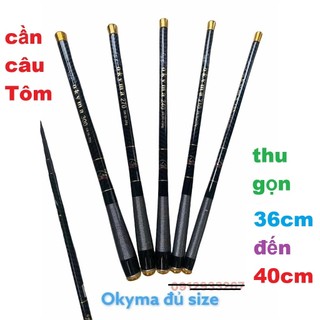 Cần OKYMA trốn vợ  Ngắn Gọn,câu cá nhỏ ,tôm ( đọt 1 li , 6H, thu gọn 36cm )