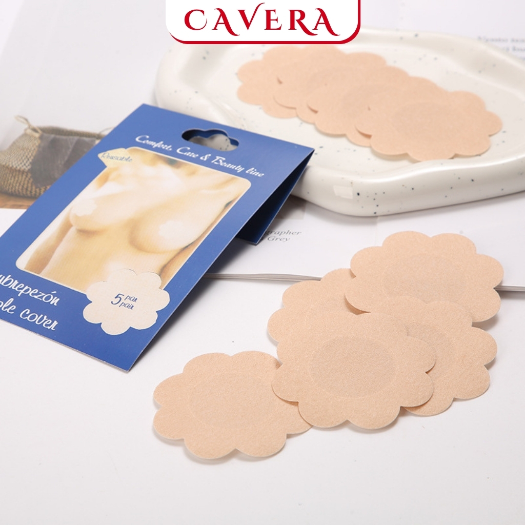 Miếng dán ngực - Bộ 10 Miếng Dán Nhũ Hoa đầu ti -- CAVERA VND.022