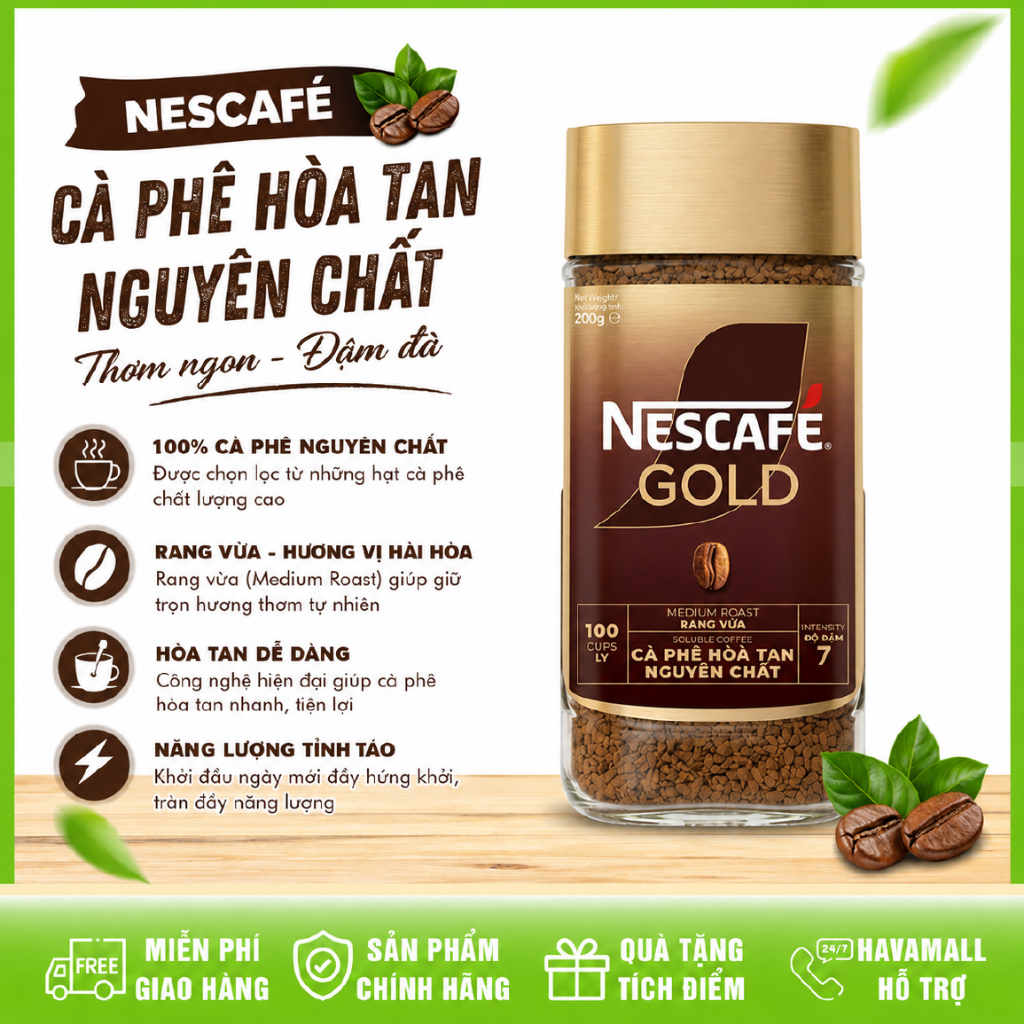 Nescafe Cà Phê Gold Blend 100g Nestlé