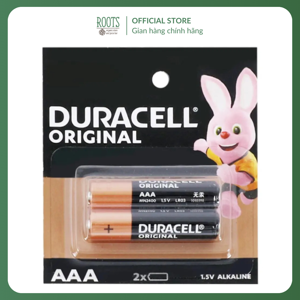 (Ship hỏa tốc) DURACELL - Pin AAA, Original AAA Battery, 1.5V Alkaline, 2 Cục