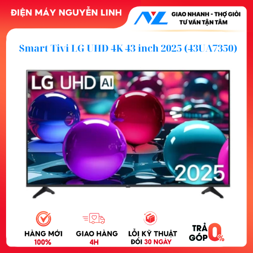 Smart Tivi LG UHD 4K 43 inch 2025 (43UA7350)