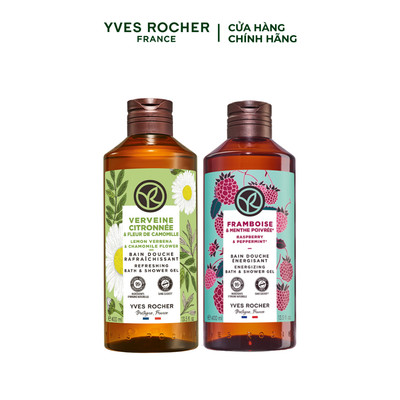 [KOL] Combo 2 sữa tắm dạng gel hương mâm xôi đỏ và cỏ roi ngựa Yves Rocher 400mlx2