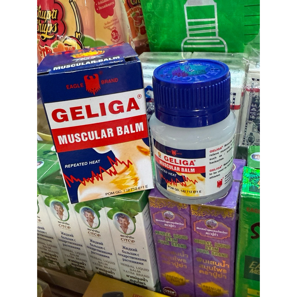 [Chính Hãng]Dầu cù là/massage Geliga Muscular balm 40gr - xoa diệu những cơn nhức mỏi