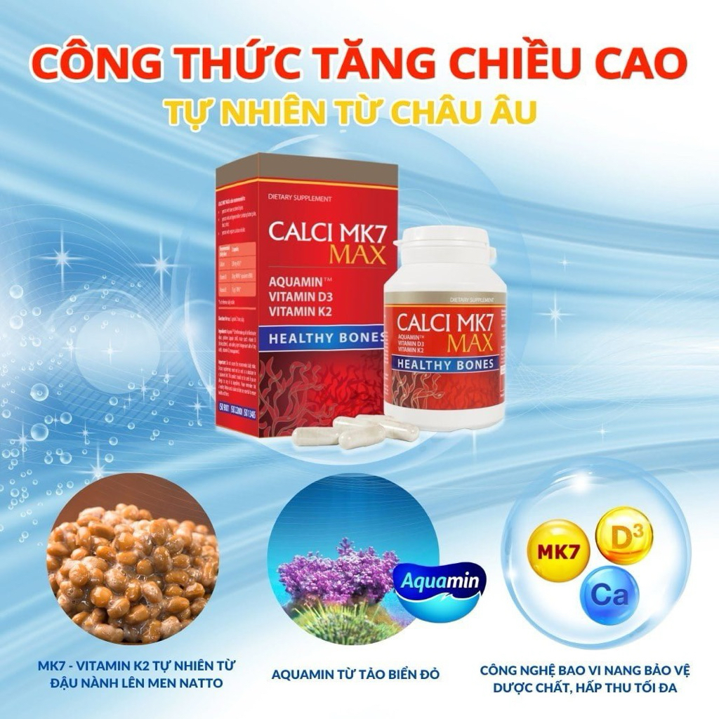 ⭐️CALXI MAX MK7- Tăng cường Canxi⭐️