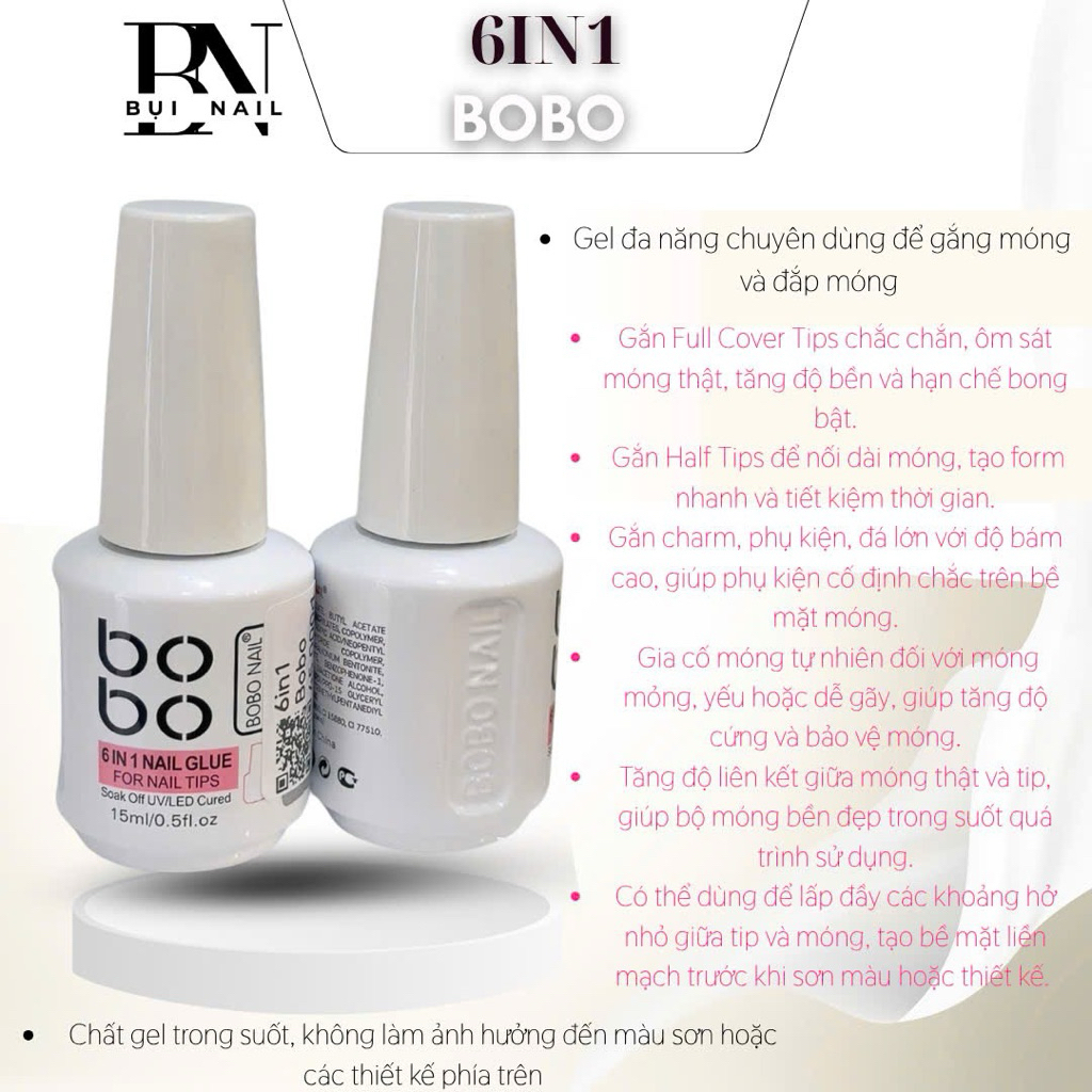 GLUE GEL 6IN1 BOBO CHÍNH HÃNG
