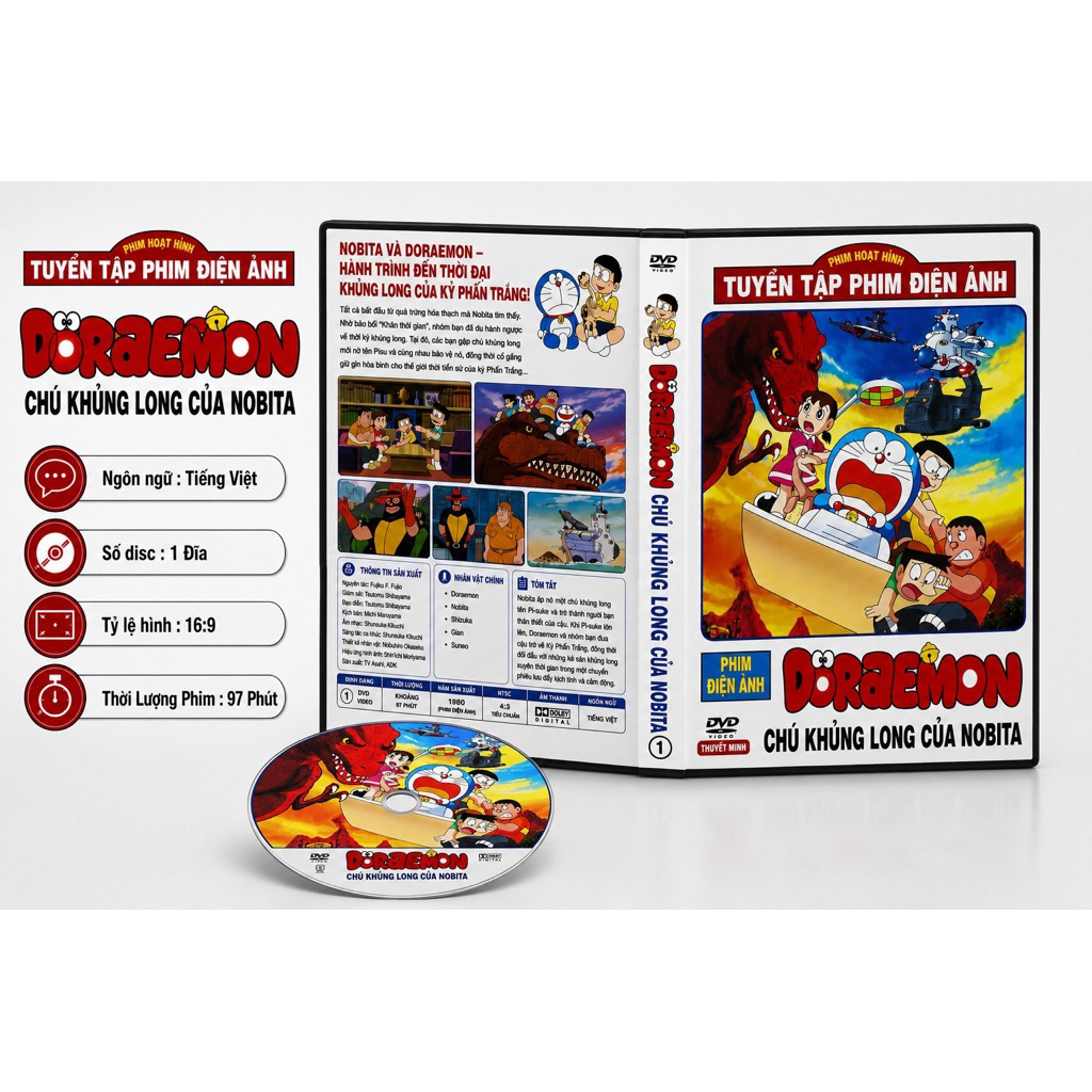 [Dvd Sưu Tầm ] Dvd Phim Điện Ảnh Doremon Bản Đẹp