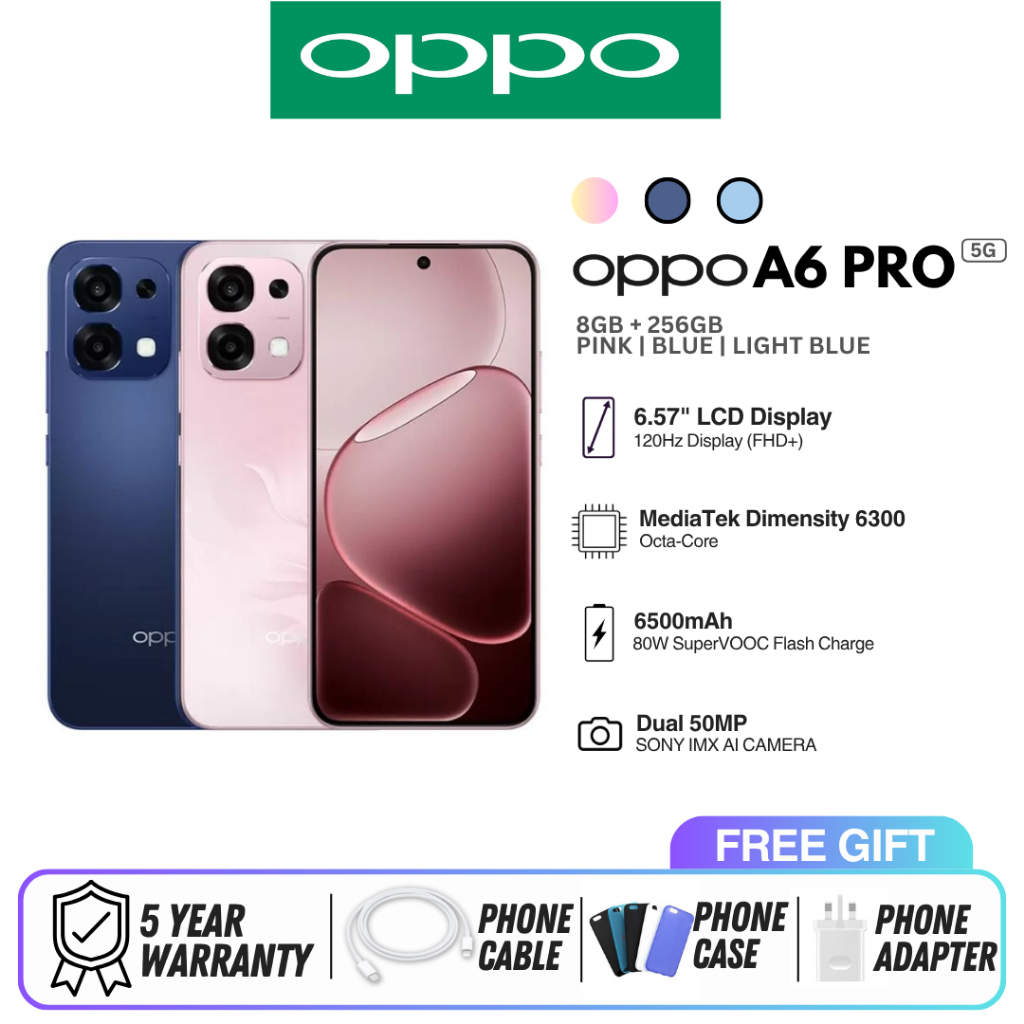 Điện Thoại Oppo A6 Pro (8GB/128GB) - Hàng Chính Hãng