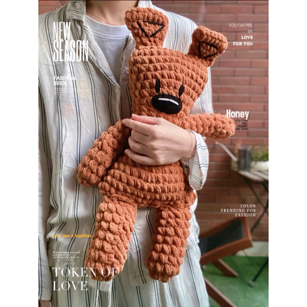 Gấu Teddy Bear Mr.Bean - Gấu len
