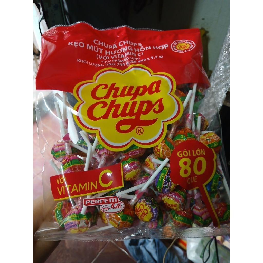 Kẹo mút Chupa Chups gói 80 que