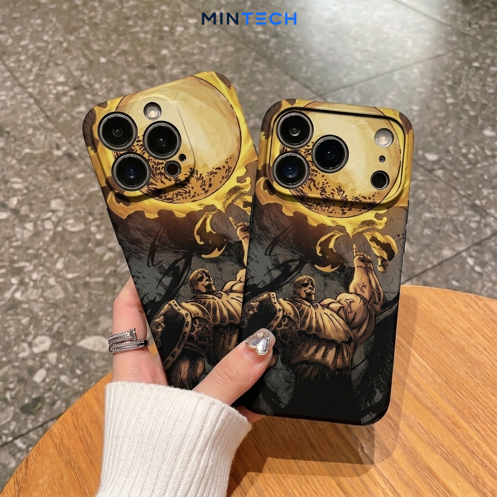 Ốp Lưng iPhone Escanor Chống Sốc TPU Cao Cấp In Hình Cho iPhone 17 16 15 14 13 12 11 X XR XS 8 7 6 5