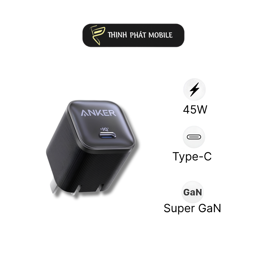 SẠC ANKER NANO 1C 45W A2692 ĐEN