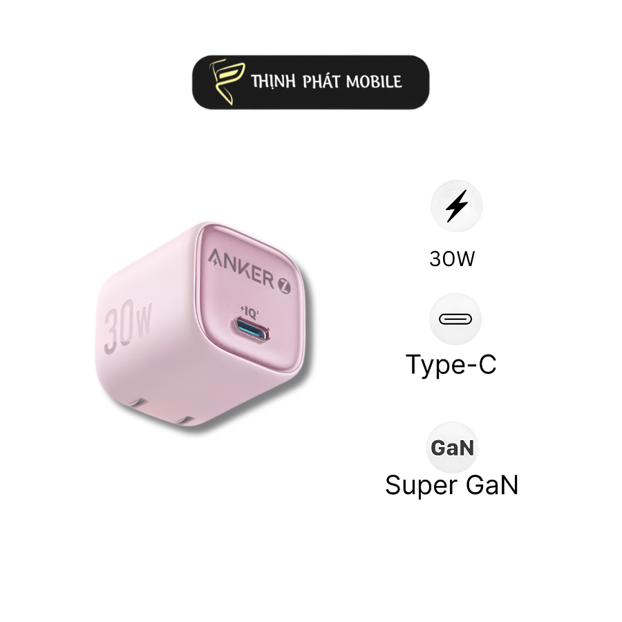 SẠC ANKER ZALO 1C 30W A2698 HỒNG
