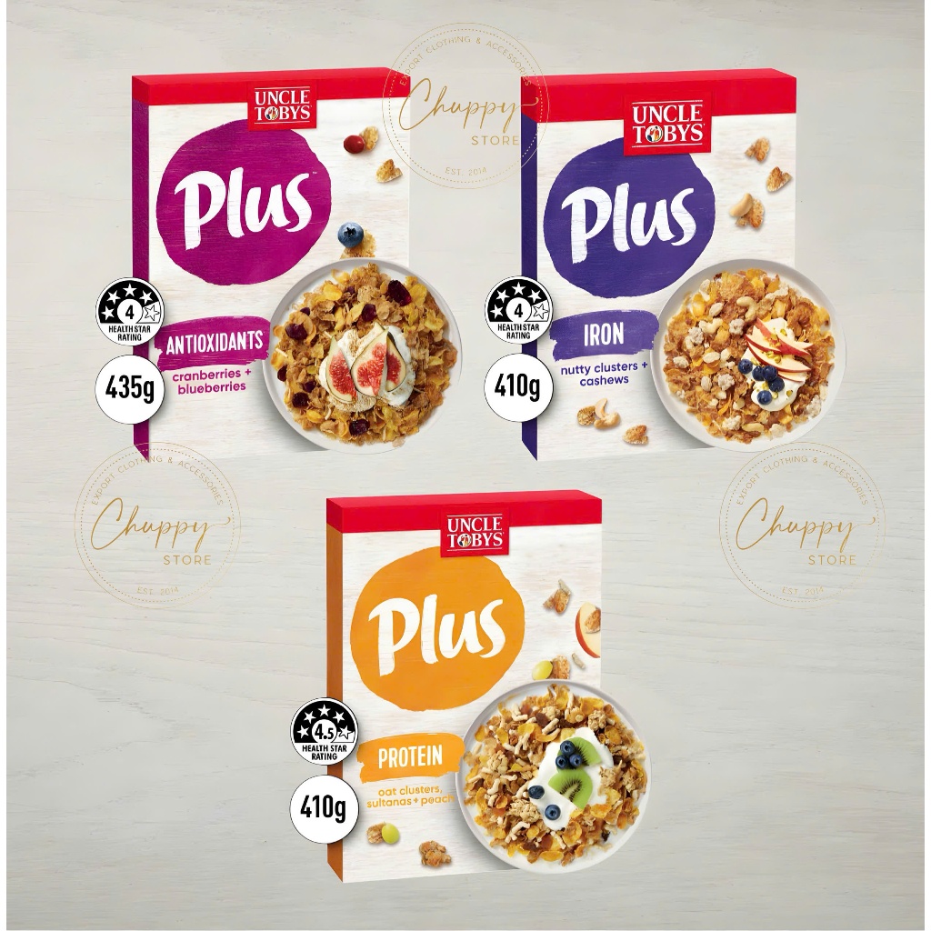 [HÀNG NHẬP ÚC BAY AIR FULL BILL] Uncle Toby's Cereals - Ngũ cốc ăn sáng nhiều vị Uncle Toby's