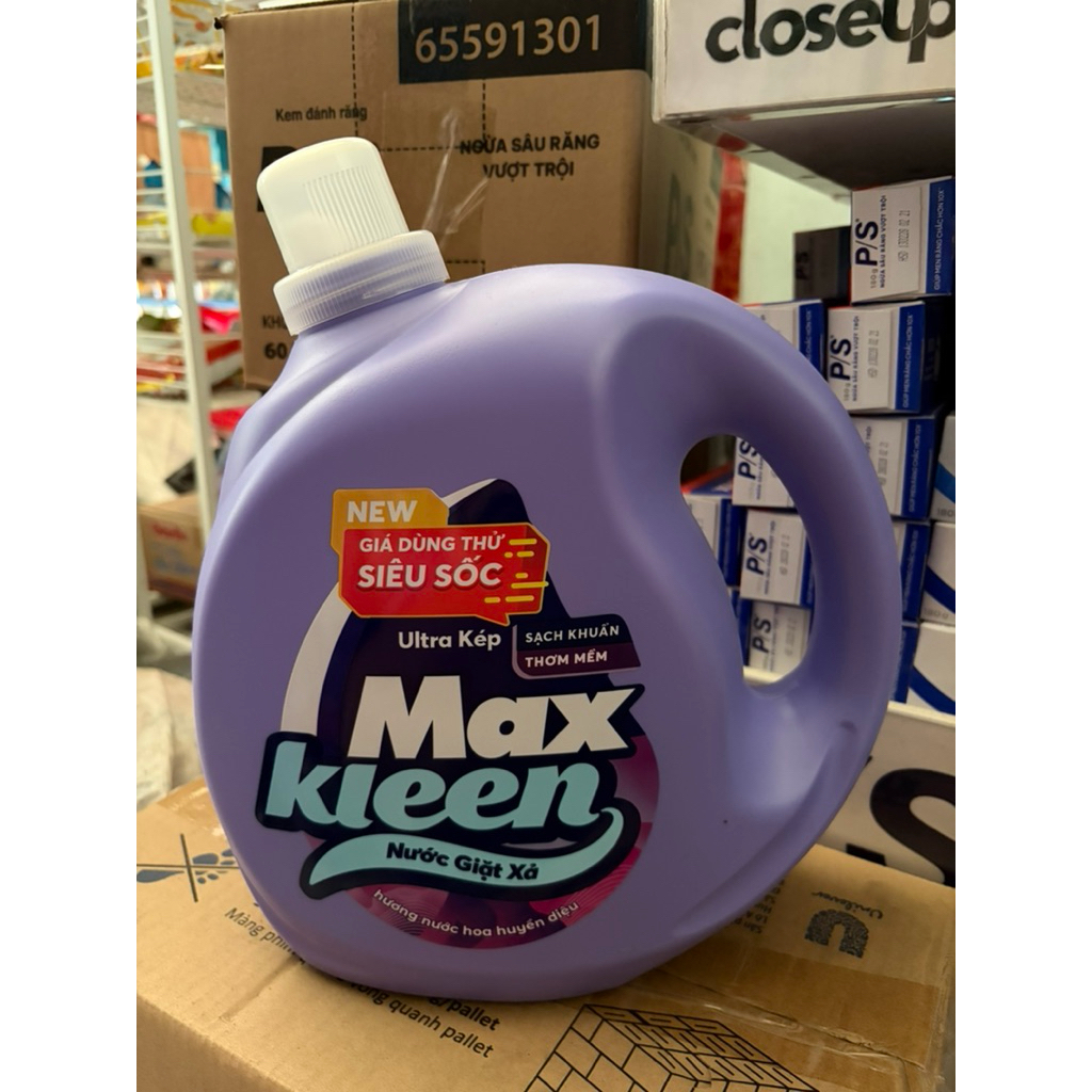 [ Chính hãng ] Nước giặt MAX KLEEN can 3.1kg