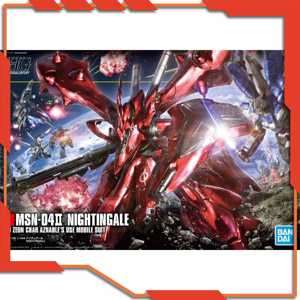 [HÀNG SẴN] Mô hình lắp ráp HG UC MSN-04II Nightingale tỉ lệ 1/144 - Chính hãng Bandai
