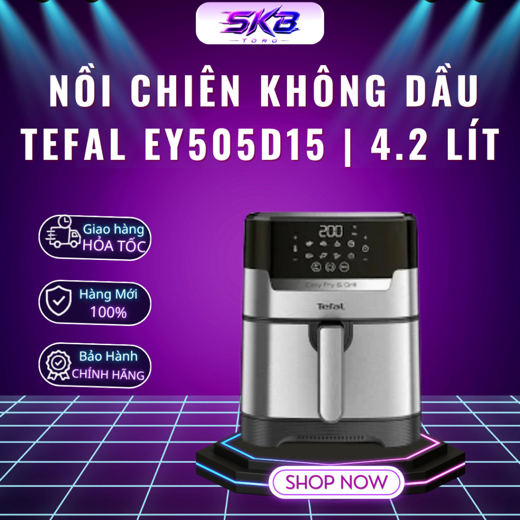 Nồi chiên không dầu Tefal EY505D15 | 4.2 Lít  - Bảo Hành 24 Tháng