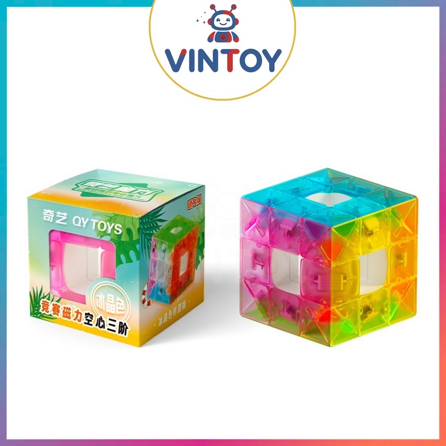 [QiYi] Rubik QiYi Void Cube 3x3 Transparent Có Nam Châm Magnetic Đồ Chơi Trí Tuệ Trẻ Em Tư Duy
