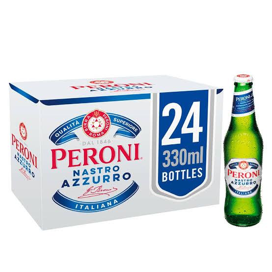 Thùng 24 Chai Bia Peroni Nastro Azzurro 330ml (5.1%)-Bia Nhập Khẩu Italia - Biểu Tượng Sự Tinh Tế Ý