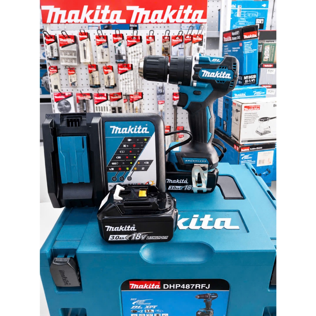 Máy khoan động lực dùng Pin 18V Makita DHP487RFJ
