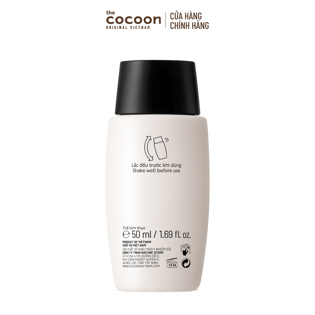 Sữa Chống Nắng Vô Cơ Sen Hậu Giang - Tone up Beige Cocoon 50ml | BigBuy360 - bigbuy360.vn