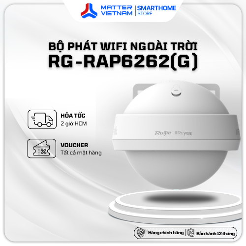 Wifi ngoài trời Ruijie RG-RAP6262(G) (Wifi 6)