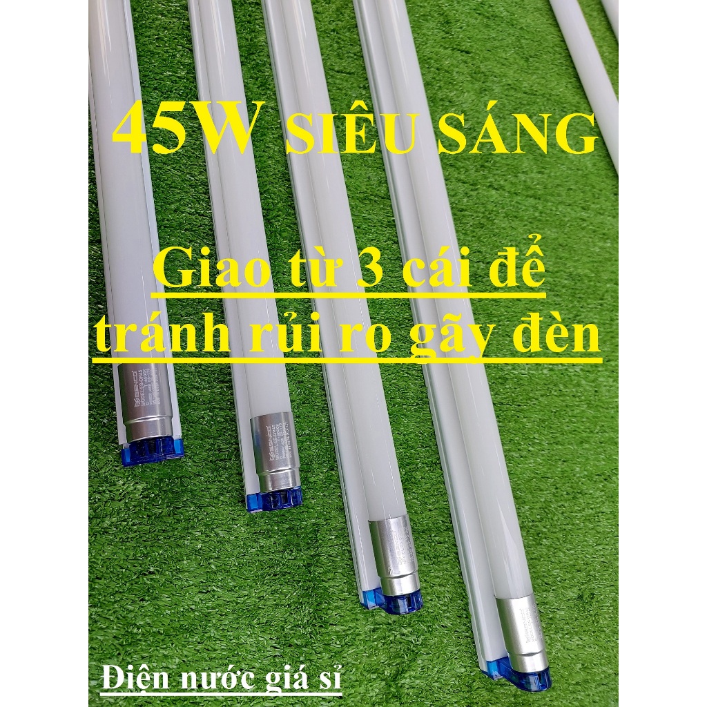 Bóng đèn led tuýp 1m2 (1,2m) 45W ESNCO công suất cao siêu sáng, phủ sáng cực rộng (Đặt mua 3 sản phẩ
