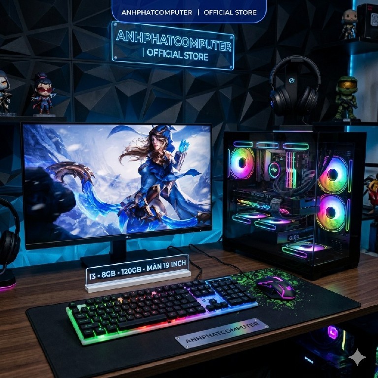 Thùng Máy PC H310 Core i3 | Gen 8/9 | RAM 8GB | SSD 120GB