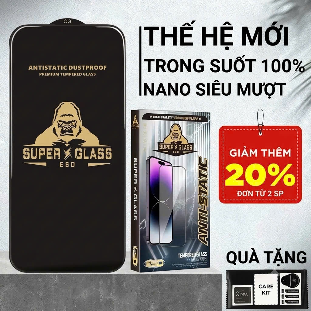 Kính cường lực Oscal Tiger 12  full màn | Miếng dán bảo vệ màn hình PKTH Case