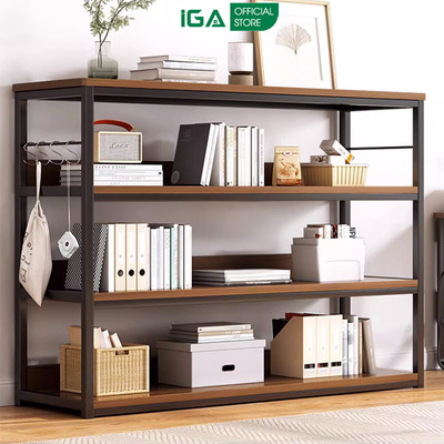 Kệ sách đa năng kệ để đồ khung thép chống gỉ phủ sơn tĩnh điện thương hiệu IGA - GM136