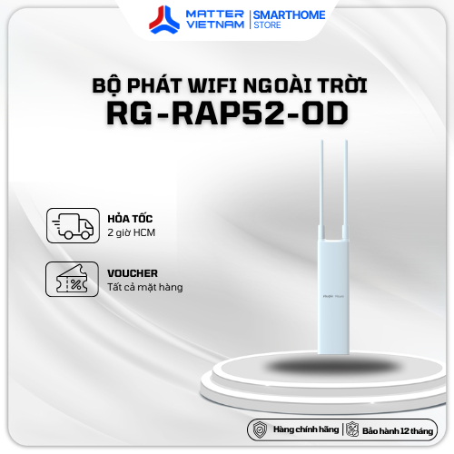 Wifi ngoài trời Ruijie RG-RAP52-OD (Wifi 5)