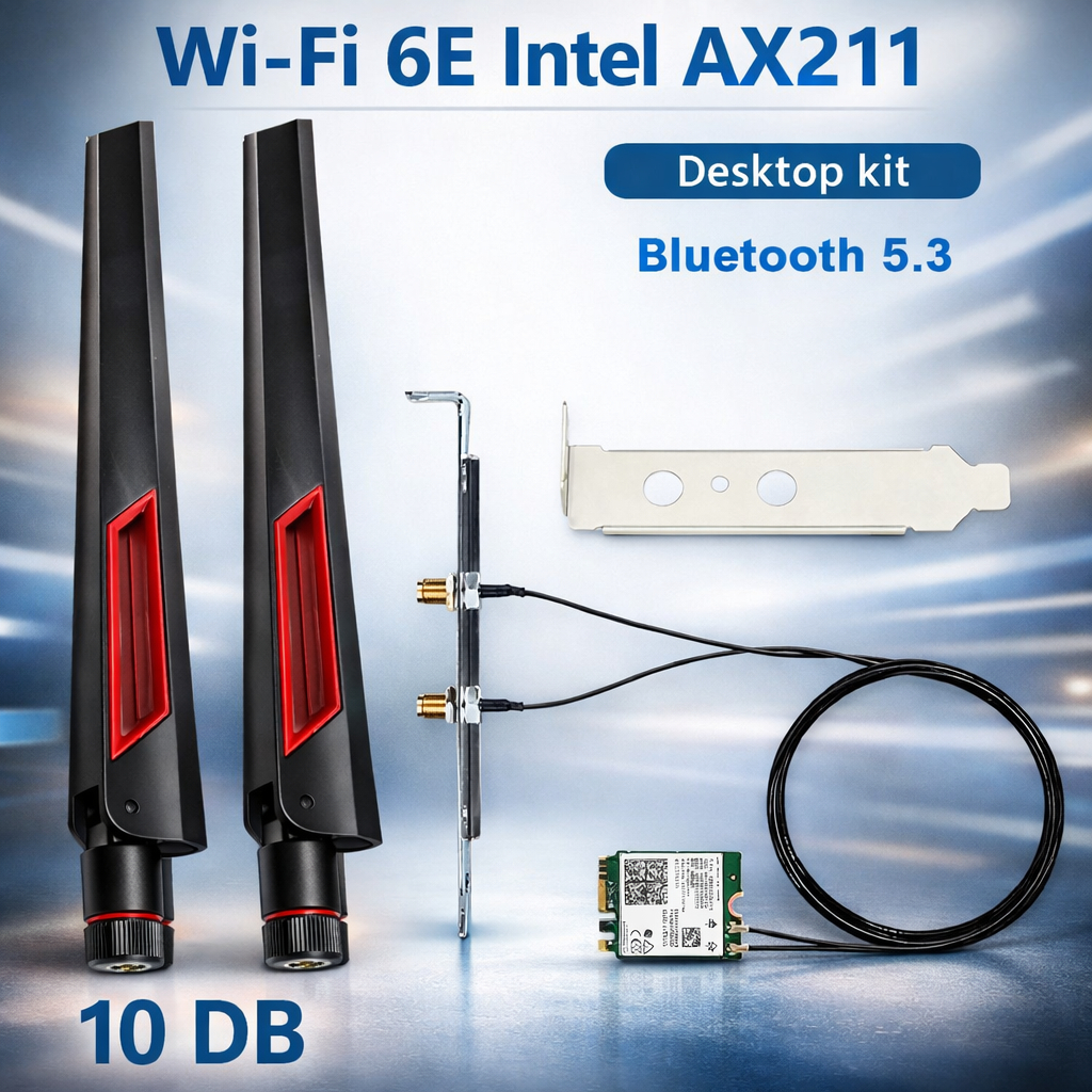 Card wifi Intel AX211 CNVio2 (Yêu cầu CPU Intel thế hệ 10 trở lên) - kiểm tra laptop, main có hỗ trợ