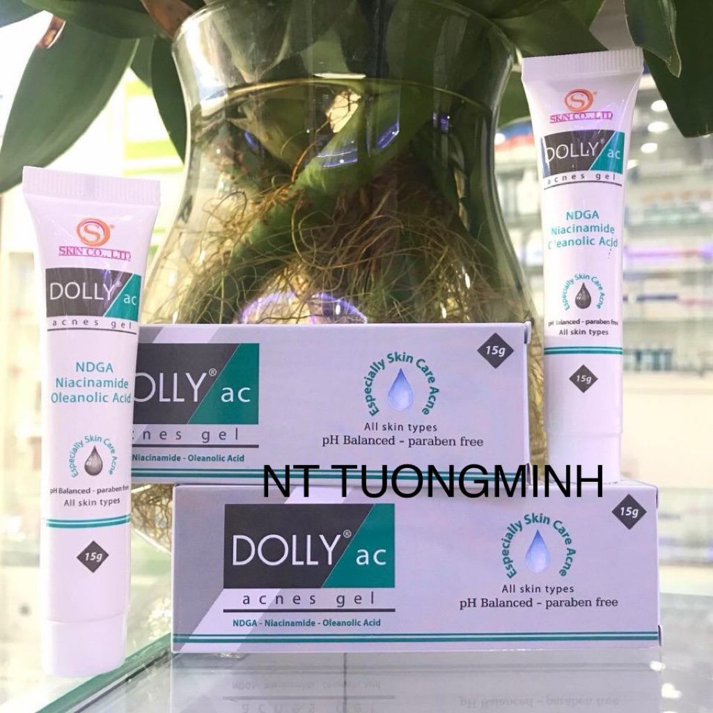 [CHÍNH HÃNG] Kem Dưỡng Da Dolly ac acnes gel 15g - mềm mịn và sáng da