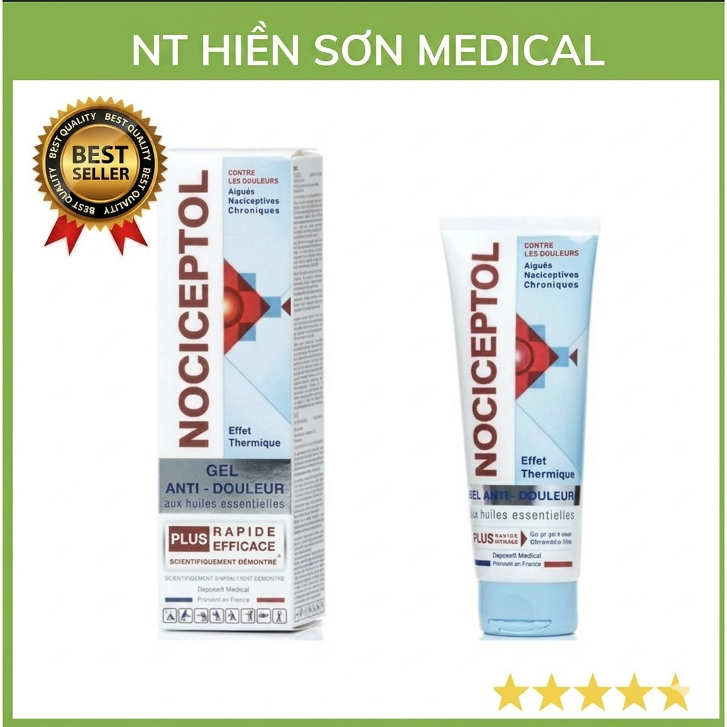 [HOẢ TỐC] Nociceptol 60ml - Gel bôi giảm đau cơ xương khớp hiệu quả đến từ Pháp