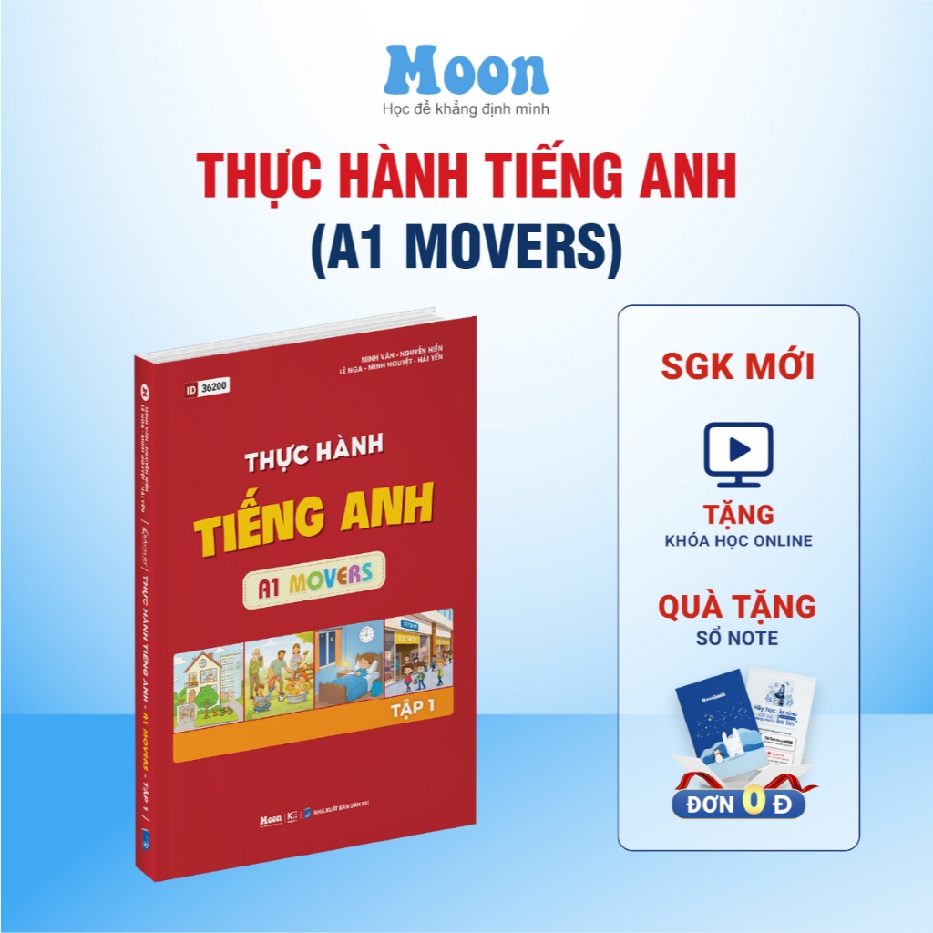 Sách Tiếng Anh - sách Thực Hành Tiếng Anh A1 Movers