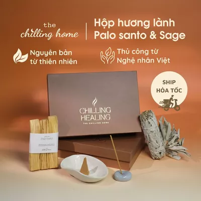 Set Quà VIP Nâu Combo Tâm An & 30 Nụ Xô Thơm & 50 Nhang Palo Tặng Đế Nụ Kim Loại