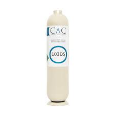 Chai khí chuẩn thể tích 34 lít, vỏ nhôm, có van chai, H2S 10ppm, CO 50ppm, CH4, 2.5%, O2 18% in N2 x