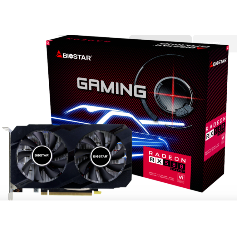 VGA BIOSTAR RX580 8GB GDDR5 (VA5815RF82-ABAR1-BS2 )