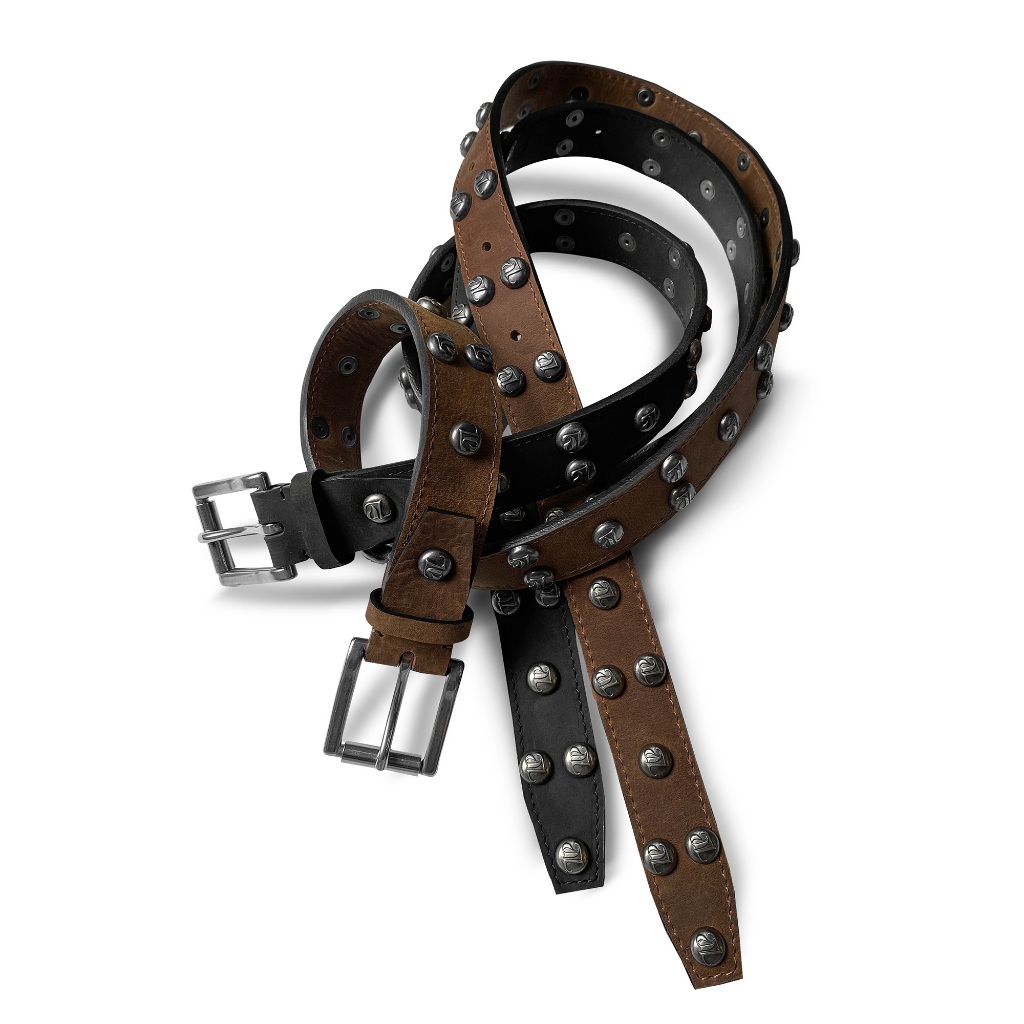ALCYUS | Dây nịt da bò đính nút Rivet lớn "KV BELT P3"