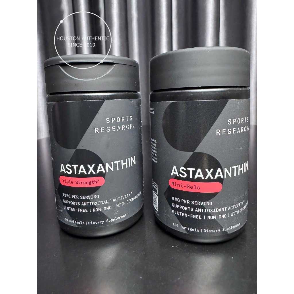[ 02/2029 ] Viên uống Astaxanthin Sports Research 6mg/12mg
