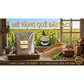 Mè vàng quê 1kg – Vụ mới, đãi sạch, đóng hút chân không