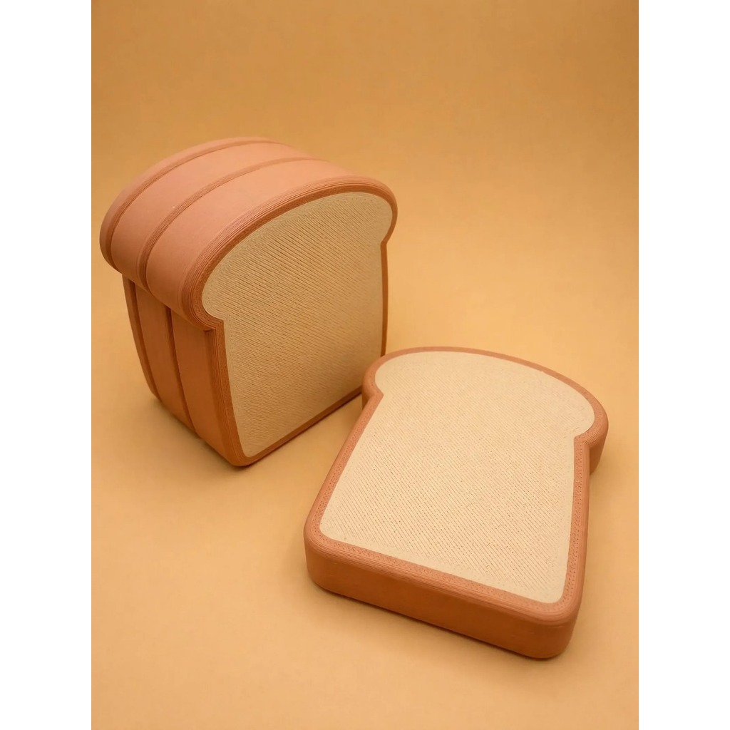 Magnetic Sliceable Bread Toy | 3D Printed Pretend Play Food, Montessori Educational Toy