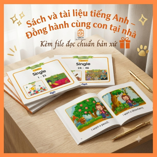 Tài liệu tập đọc Tiếng Anh - Little Fox Single Stories Level 1 | Cho Bé 3-6 Tuổi Kèm MP3 & Video