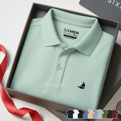 Áo Polo nam cao cấp cổ bẻ [Tặng Hộp Gói Quà] - BASOR Polo SIXMEN - Vải cá sấu FeelMax Thoáng mát