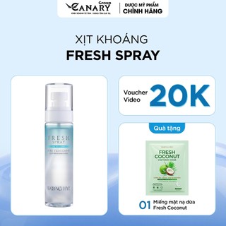 Xịt Khoáng cấp ẩm WoongHye, phục hồi và làm dịu, phù hợp mọi loại da 100ml - Fresh Spray