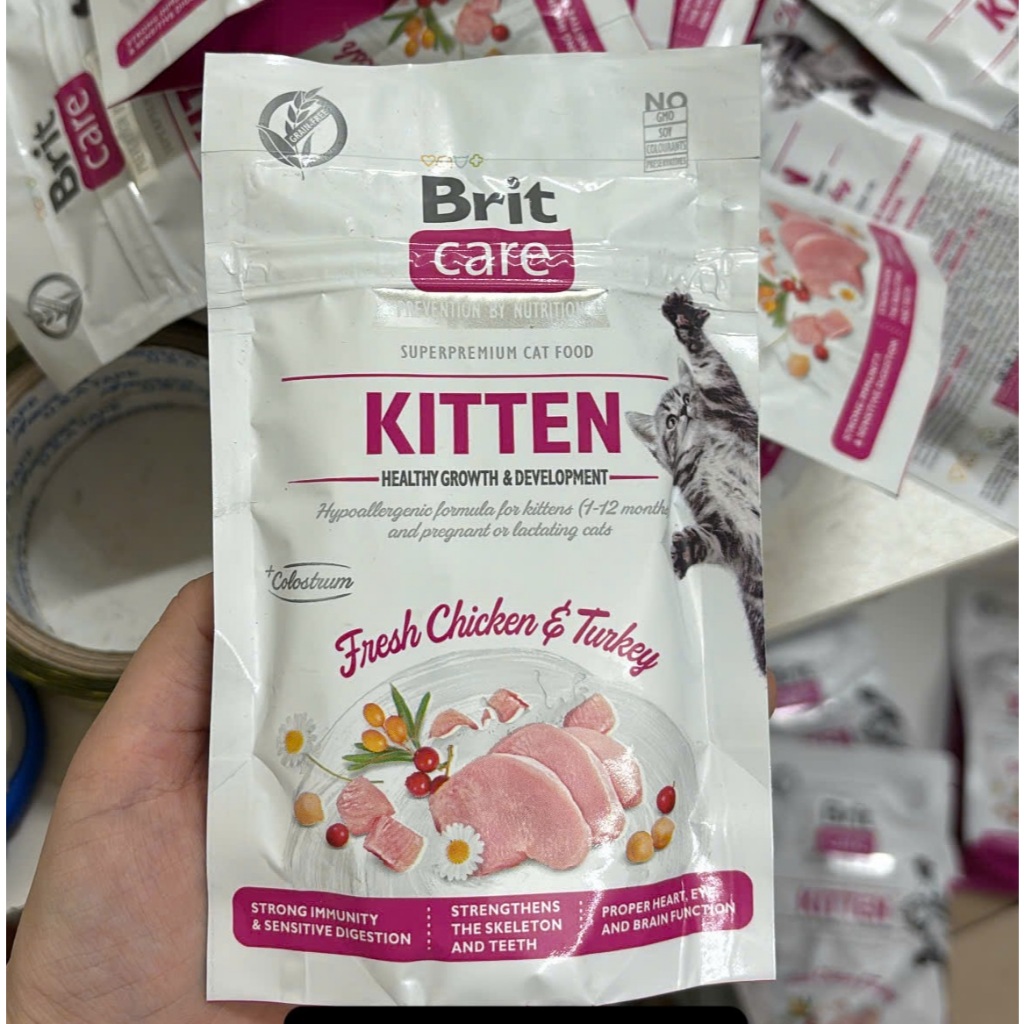 Sample hạt Brit Care 50gr Hạt khô cho mèo