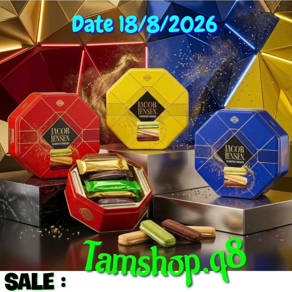 BÁNH QUY JACOB JENCEN THẬP CẨM (HỘP THIẾC LỤC GIÁC 𝟭𝟴𝟬𝗚)
