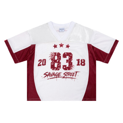 Áo thun form Boxy SAVAGE JERSEY Lưới, vải bóng PARADOX AT6P0484