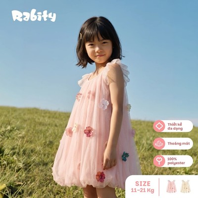  Đầm voan ngắn tay bé gái Rabity 950.131