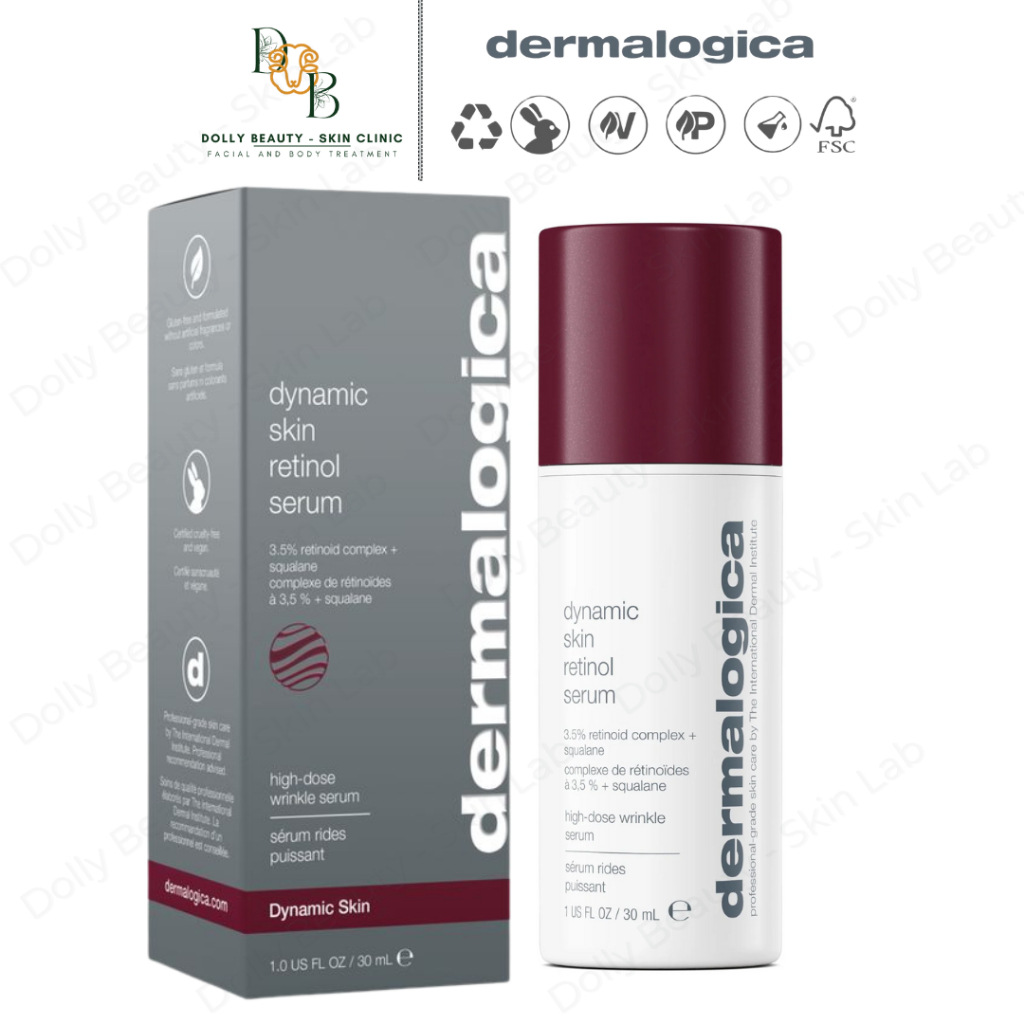 Tinh chất trẻ hoá DYNAMIC SKIN RETINOL SERUM với retinol 3% giảm nếp nhăn của Dermalogica